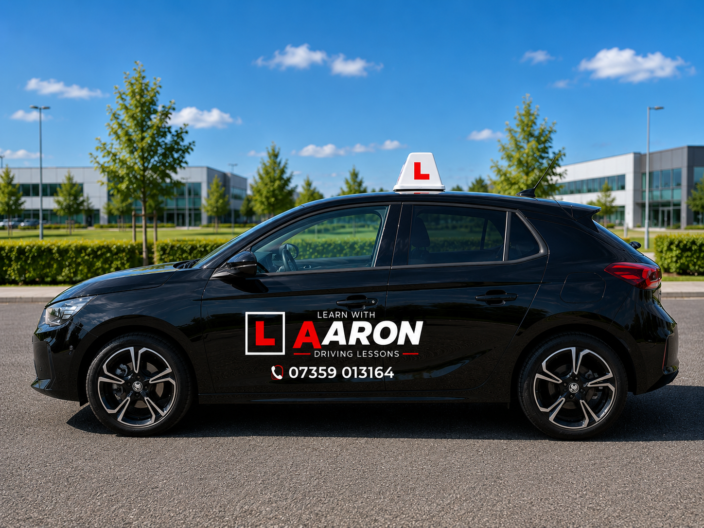 Learn With Aaron Vauxhall Corsa GS manual driving school car in Aberdeen